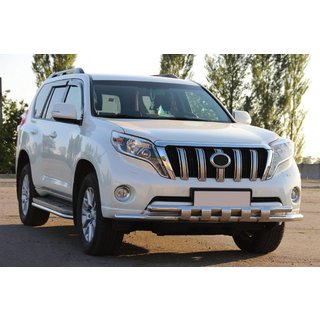 Protection Avant ST015 (Inox) Toyota Land Cruiser Prado 150 2009-2023 photo 4