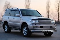 Toyota Land Cruiser 100 1998-2007 Barre Avant ST015 (Inox) photo 3