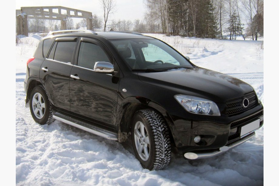 Toyota Rav 4 2006-2013 Encadrement extérieur de vitres inox (4 pcs) Photo 2