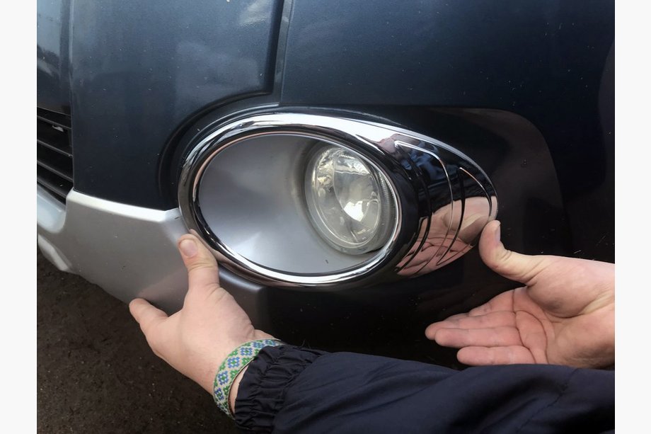 Citroen Berlingo 2008-2018 Caches de Phares Antibrouillard 2008-2014 (2 pcs, plastique) Photo 2