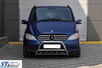 Mercedes Viano 2004-2014 Pare-buffle WT003/004 (Inox) 60mm, avec inscription photo 4