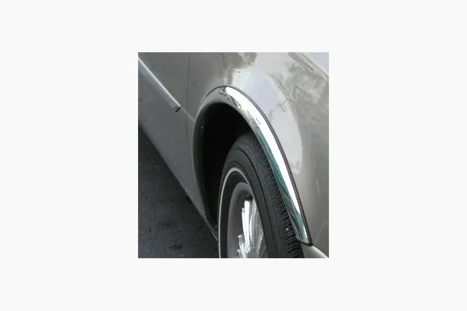 Mercedes S-class W126 1979-1991 Entourages d'ailes inox (4 pcs) Photo 2