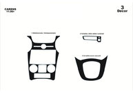 Kia Carens 1999-2012 Couvre tableau de bord (2006-2012) Carbone photo 3