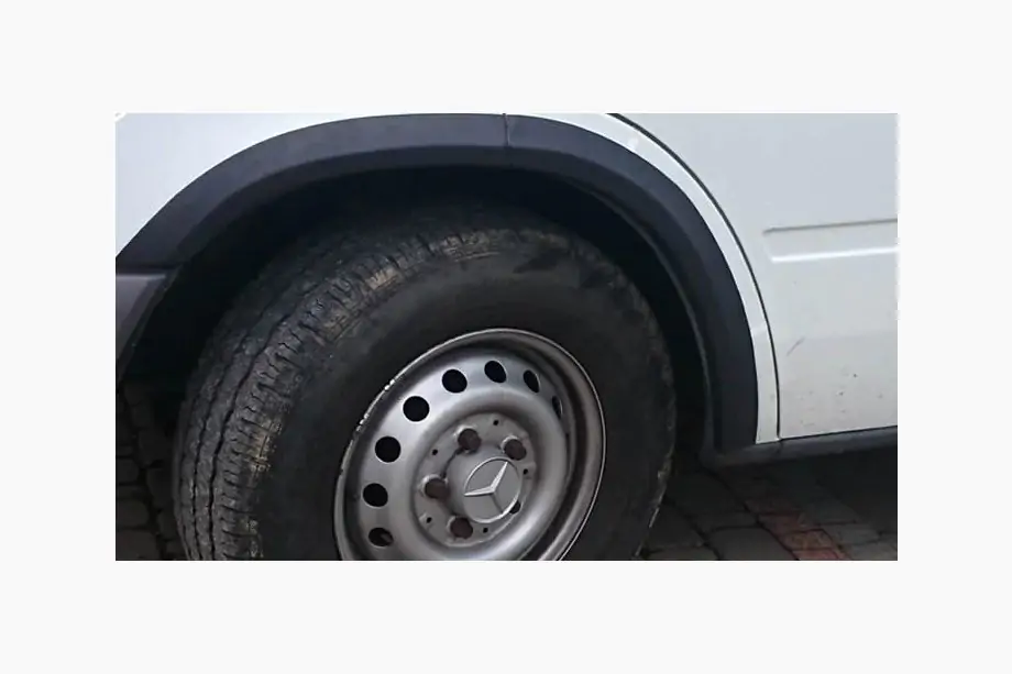 Mercedes Sprinter W901/902/903/904/905 1995–2006 Extensions d'ailes (6 pcs, noires) Image