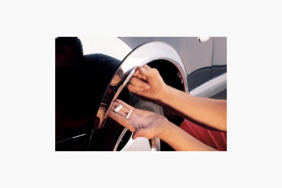 Citroen Berlingo 2008-2018 Entourages d'ailes inox (4 pcs) 1 Porte Latérale, Acier Inoxydable Photo 7