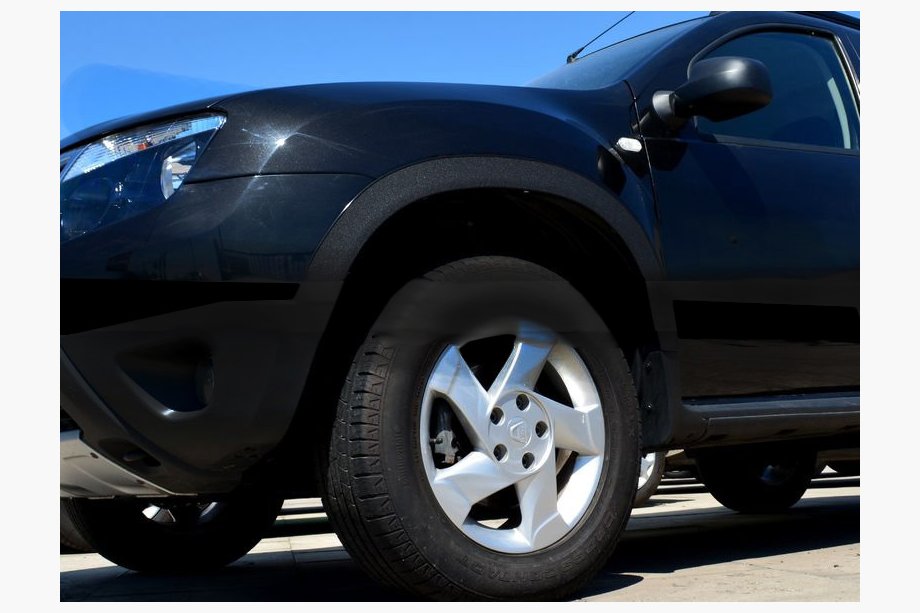 Renault Duster 2008–2017 Extensions d'ailes (4 pcs, Noir métal) Image