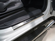 Volkswagen Amarok 2010-2022 Seuils de Porte Nataniko (4 pcs, Inox) Premium - Bande 3M, 0,8mm photo 1