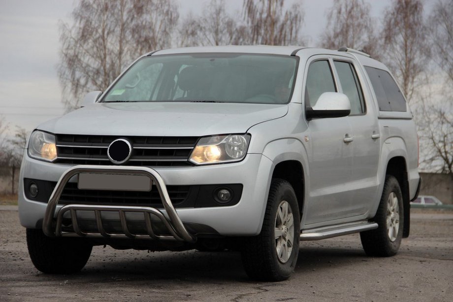 Volkswagen Amarok 2010-2022 Pare-buffle WT002 (Inox) Image