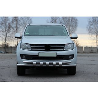 Pare-buffle Avant F3-08.7 (Inox) Volkswagen Amarok 2010-2022 photo 2