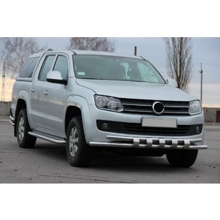 Pare-buffle Avant F3-08.7 (Inox) Volkswagen Amarok 2010-2022 photo 3