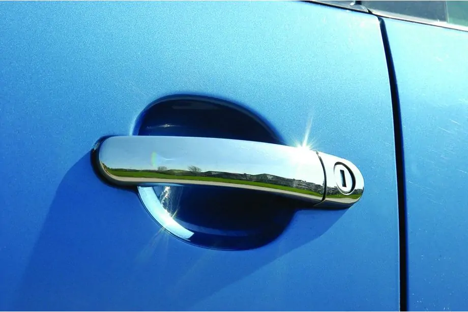 Volkswagen Golf 5 2003-2009 Couvre-poignées Chromés (HB 4 pcs, Inox) Image