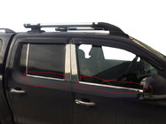 Volkswagen Amarok 2010-2022 Encadrement de vitres inox (4 bandes) Carmos - Acier Inoxydable Turc photo 1