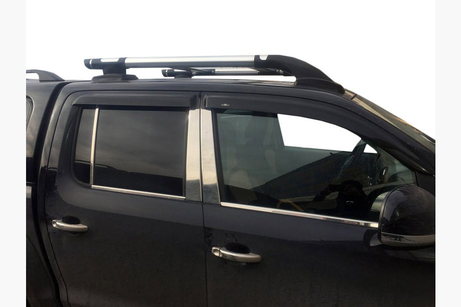 Volkswagen Amarok 2010-2022 Enjoliveurs de Montants de Porte en Acier Inoxydable (6 pcs) Photo 3