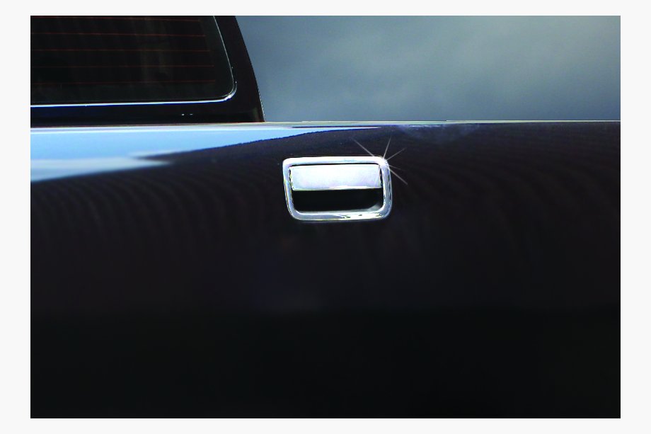 Volkswagen Amarok 2010-2022 Cache Poignée de Coffre Inox Carmos - Acier Inoxydable Turc Image