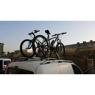 Porte-velo pour barres de toit transversales photo 2