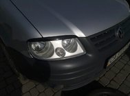 Volkswagen Caddy 2004-2010 Paupières de phares (noires) photo 7