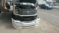 Volkswagen Crafter 2006-2016 Pare-chocs avant 2012↗ (Era avec inclinaison, apprête pour peinture) photo 4