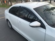 Volkswagen Jetta 2011-2018 Déflecteurs de vitres avec bande chromée (4 pcs, Niken) photo 2