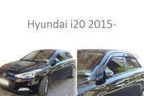 Hyundai I-20 2014-2020 Déflecteurs de Fenêtre (4 pcs, Perflex) photo 1