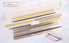 Volkswagen Jetta 2006-2011 Seuils de porte Nataniko (8 pcs, inox) photo 2