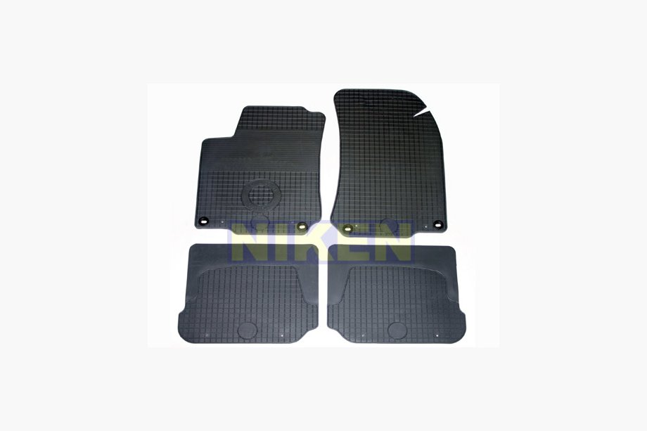 Volkswagen Beetle 1998-2005 Tapis de sol en caoutchouc d'origine (4 pcs, Doma) Image