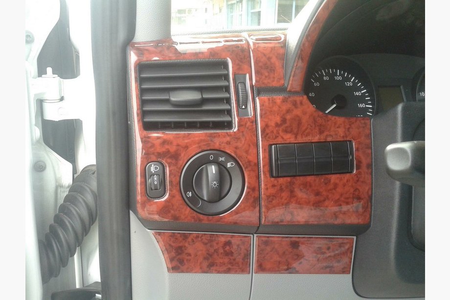 Volkswagen Crafter 2006-2016 Kit de garnitures de tableau de bord (50 pièces) Titane Photo 8