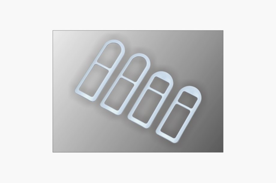 Volkswagen Passat B5 1997-2005 Couvre-poignées Intérieures (4 pcs, Effet Bois) Image