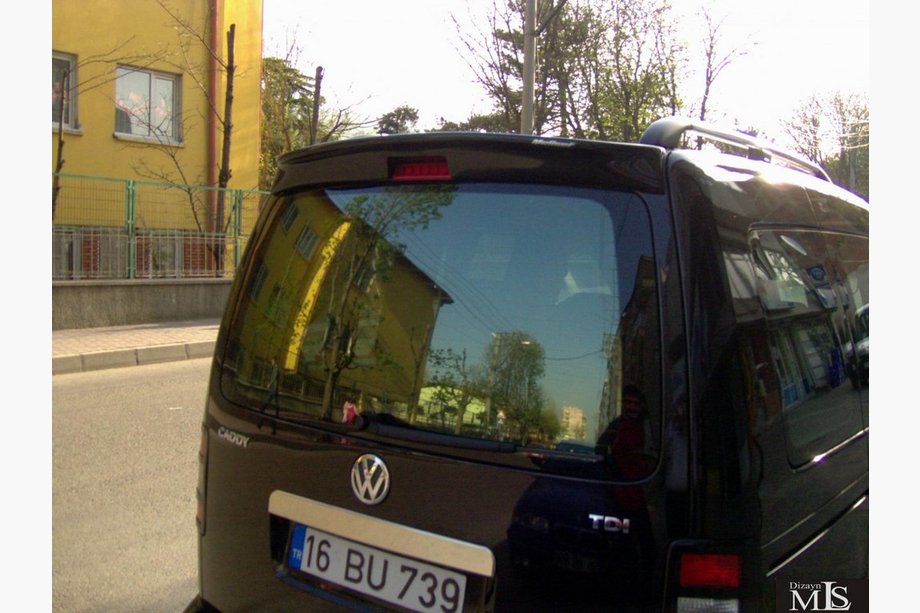 Volkswagen Caddy 2004-2010 Aileron Kalin (apprêté pour peinture) Photo 2