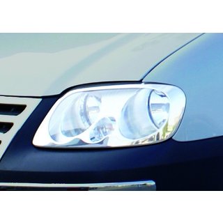 Couvre-phares (2 pcs, Acier Inoxydable) Volkswagen Caddy 2004-2010 photo 4
