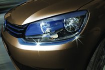 Volkswagen Caddy 2010-2015 Couvre-phares (2 pcs, Acier Inoxydable) photo 1