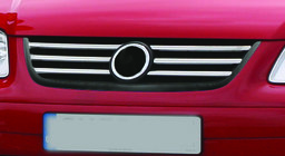 Volkswagen Caddy 2004-2010 Caches de Calandre Chromés Life (6 pcs, Acier Inoxydable) photo 3