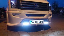 Volkswagen Crafter 2006-2016 Lame de pare-chocs avant 2012↗ (Sport-3, à peindre) photo 8