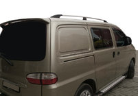 Hyundai H200, H1, Starex 1998-2007 Barres de Toit Chromées Pieds en plastique photo 1