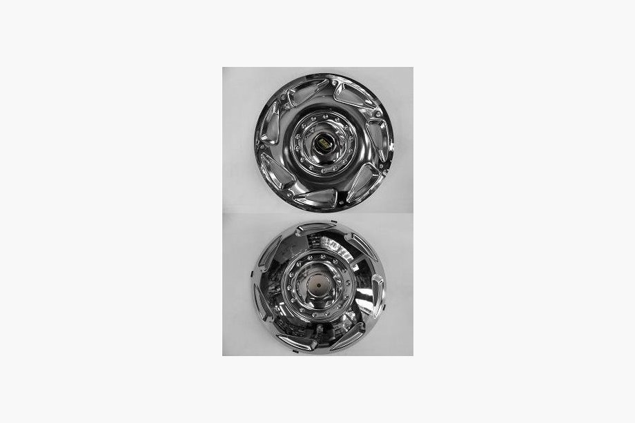Volkswagen Crafter 2006-2016 Enjoliveurs métalliques (2 essieux, 4 pcs) Image
