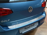 Volkswagen Golf 7/E-Golf 2012-2020 Protection de pare-chocs arrière Nataniko (inox) photo 1