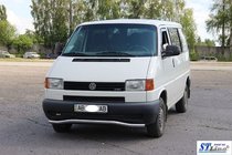 Volkswagen T4 Transporter 1990-2003 Protection avant inférieure barre simple Vague ST007 (inox) 60mm photo 2