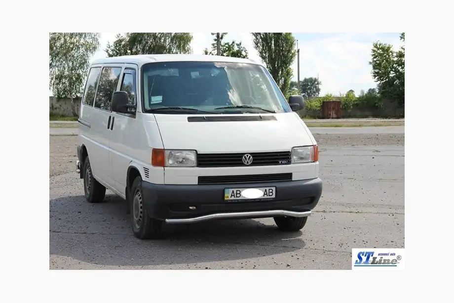 Volkswagen T4 Transporter 1990-2003 Protection avant inférieure barre simple Vague ST007 (inox) Photo 6