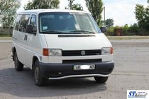 Volkswagen T4 Transporter 1990-2003 Protection avant inférieure barre simple Vague ST007 (inox) 60mm photo 6