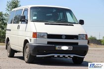 Volkswagen T4 Transporter 1990-2003 Protection avant avec grille ST010 (inox) photo 4