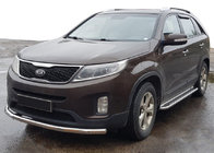 Kia Sorento II XM 2009-2014 Protection Avant ST008 (2013-2015, Inox) photo 1