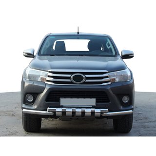 Pare-buffle Avant F3-34 (Inox) Toyota Hilux 2015- photo 1