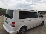 Volkswagen T5 Multivan 2003–2010 Barres de toit Skyport (blanches) photo 5