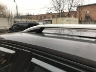 Volkswagen Touareg 2002–2010 Barres de toit Skyport (gris mat) photo 7