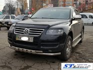 Volkswagen Touareg 2002–2010 Pare-buffle ST015 Inox photo 2