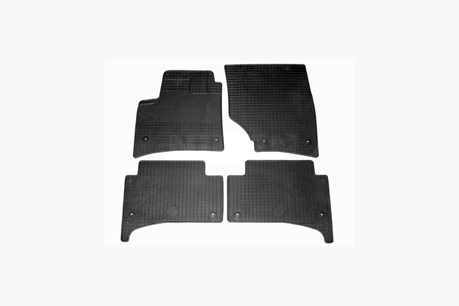Volkswagen Touareg 2002–2010 Tapis de sol en caoutchouc d'origine (4 pcs, Doma) Image