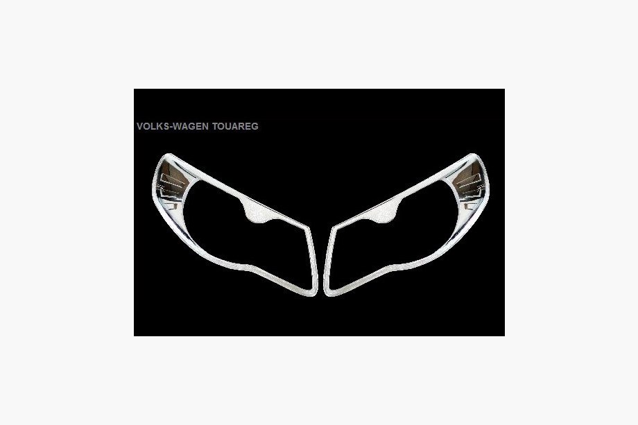Volkswagen Touareg 2010-2018 Couvre-phares (2 pcs, plastique) Image