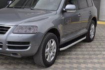 Volkswagen Touareg 2002–2010 Marchepieds latéraux Fullmond (2 pcs, aluminium) photo 1