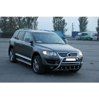 Pare-buffle WT003 Special (Inox) Volkswagen Touareg 2002–2010 photo 2