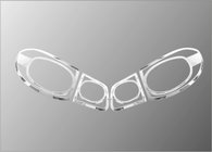 Volkswagen Tiguan 2007-2016 Couvre-feux Arriere Chromes (2 pcs, plastique) photo 1