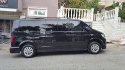 Volkswagen T5 Multivan 2003–2010 Barres de toit Skyport (noires) photo 2